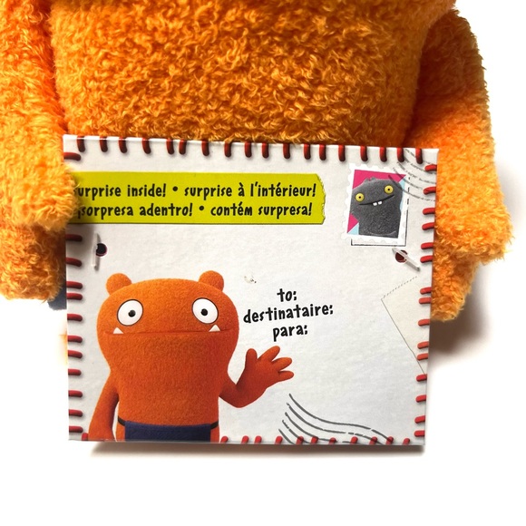NEW Ugly Doll Wage Plush with Sticker - Picture 5 of 6
